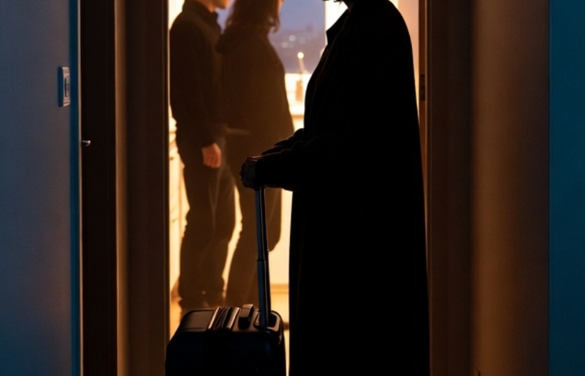 Светлана опоздала на рейс и вернулась домой и в кухне услышала голос молодой соседки