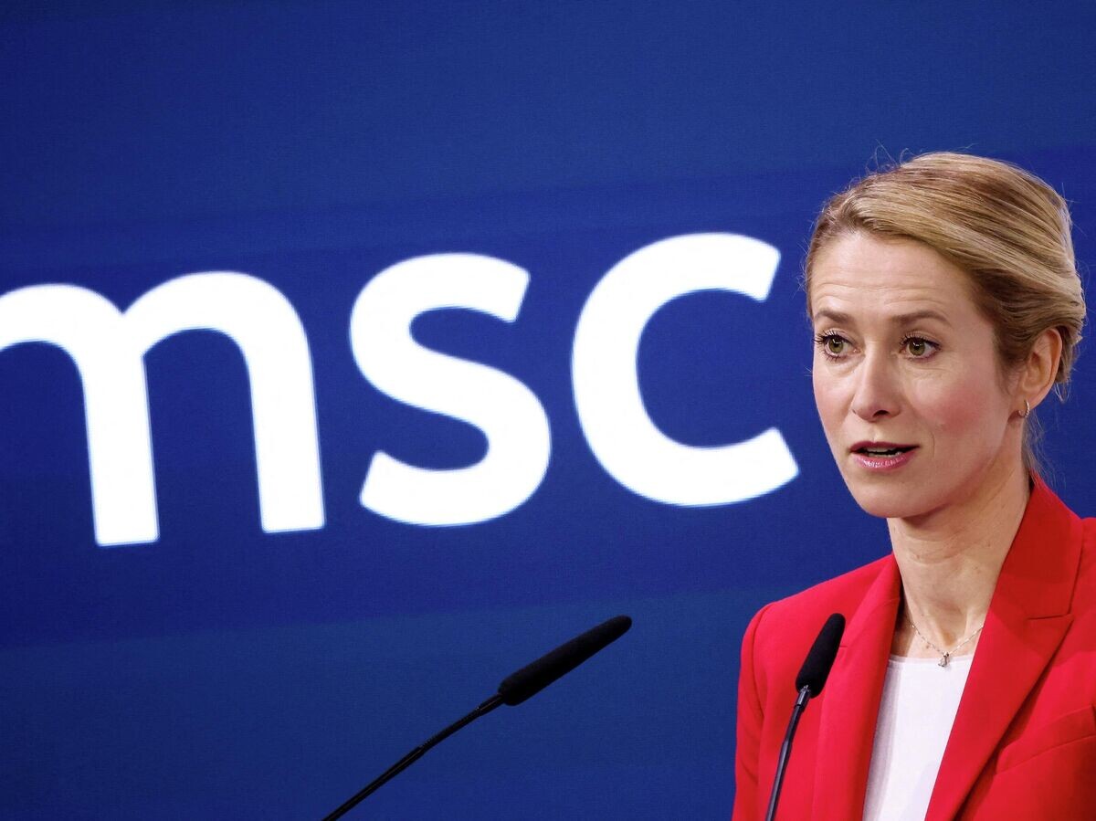    Глава евродипломатии ЕС Кая Каллас выступает на Мюнхенской конференции по безопасности | © REUTERS / Liesa Johannssen