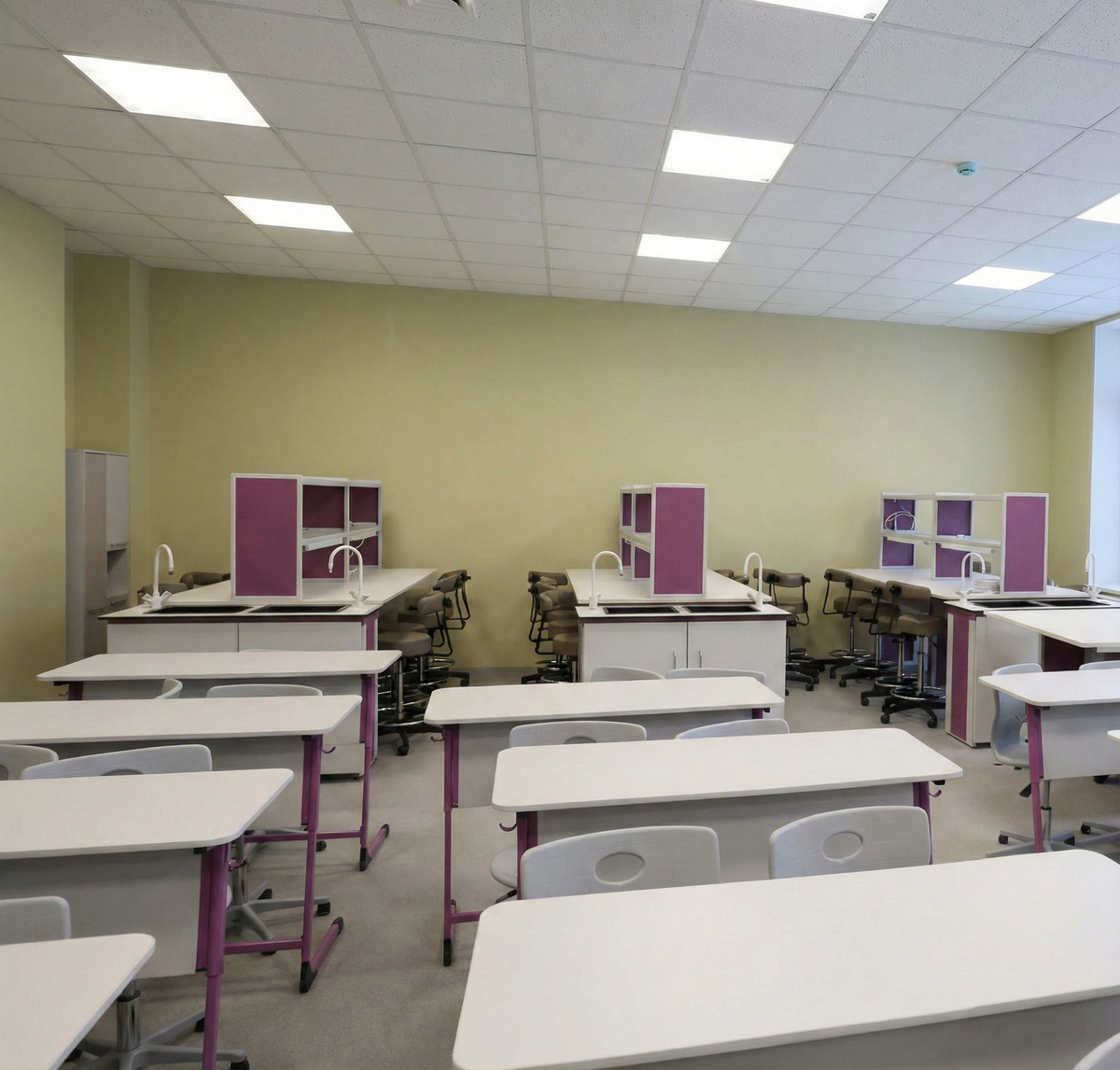 Акустические потолки для школ и вузов