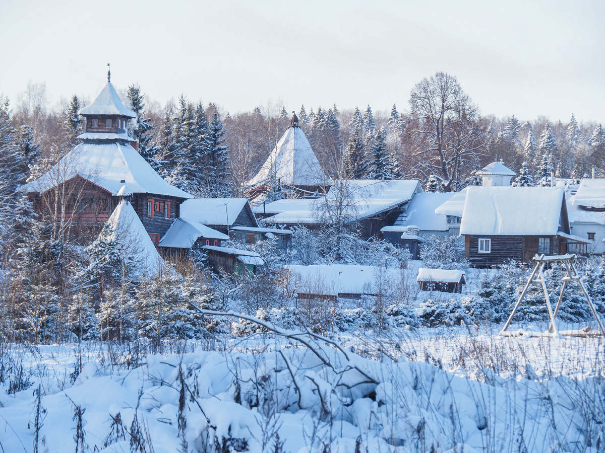 Вид на Святогорово со стороны поля. Фото Павел Каманин