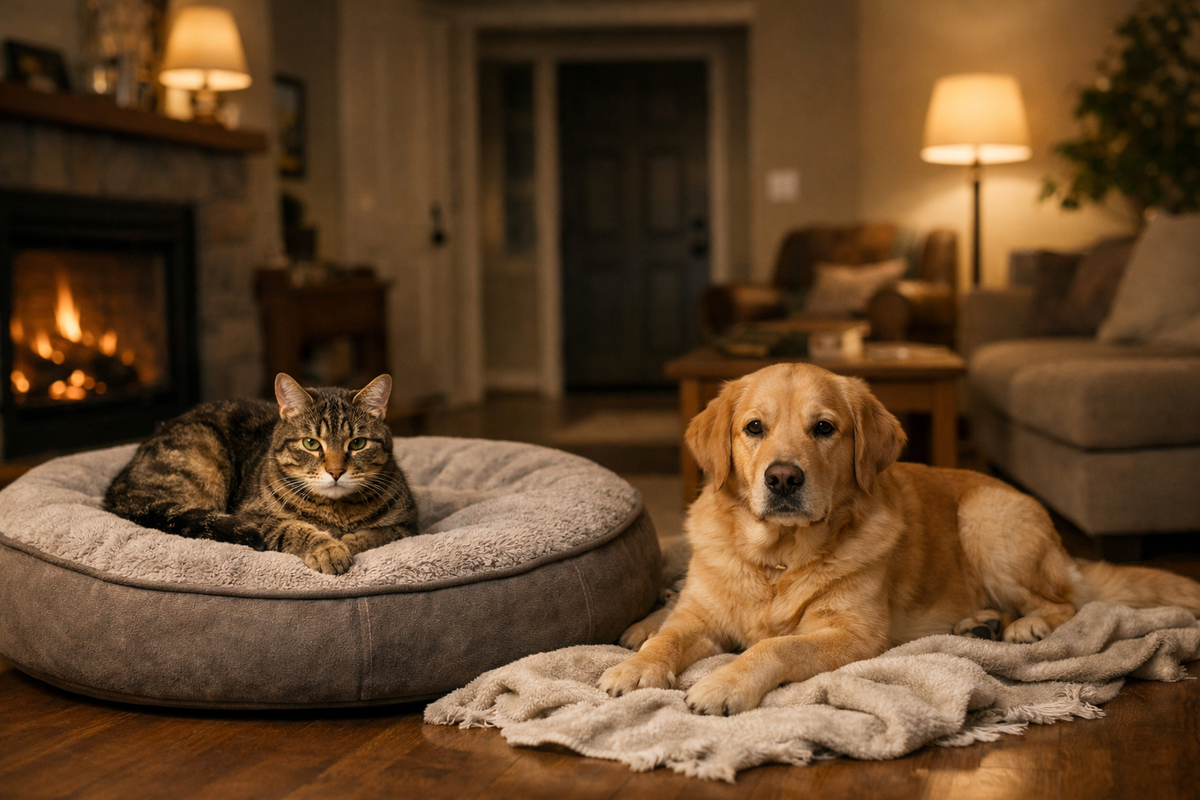 Одна лежанка на двоих: доверие или тихое давление видно по позам