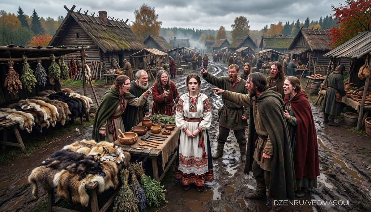 © Авторское изображение @vedmasoul. Cгенерировано ИИ. Порча, крадник, ритуал, чистка