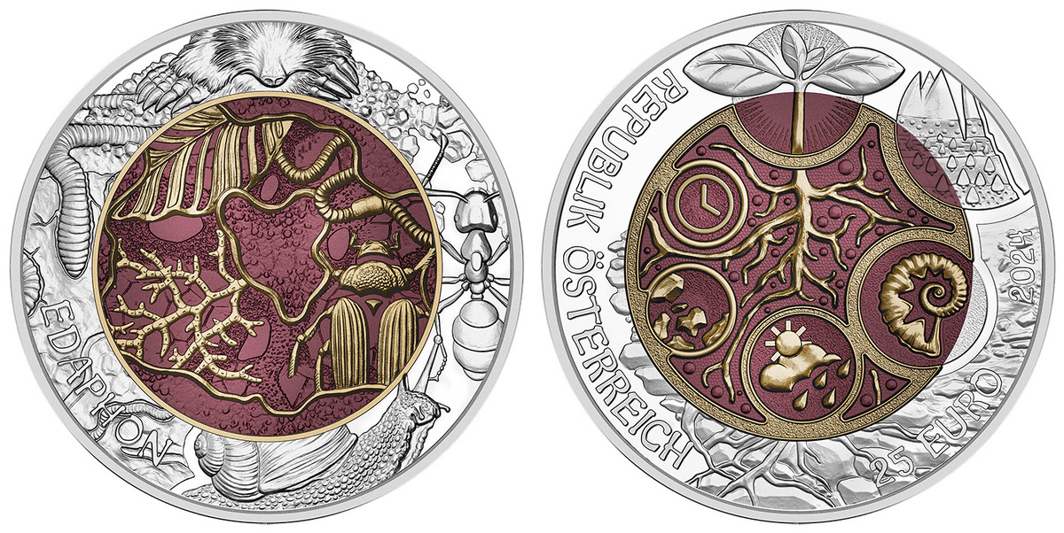 Австрия 25 евро 2024