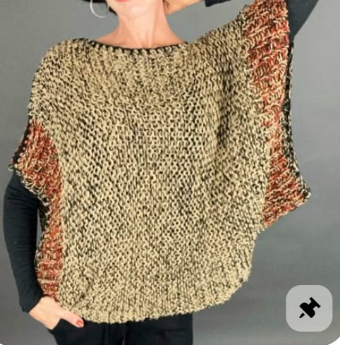 🧶💞ВЯЗАНИЕ. ПУЛОВЕР - ПОНЧО!!! 🧶💞