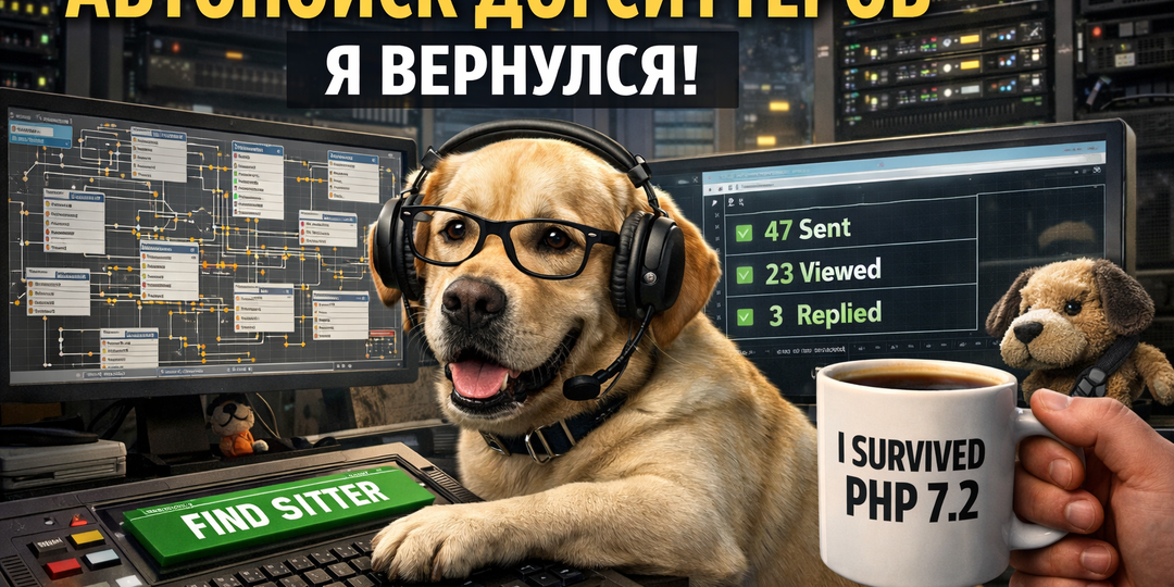 Звезда в шоке: я вернулся и принёс вам автопоиск догситтеров