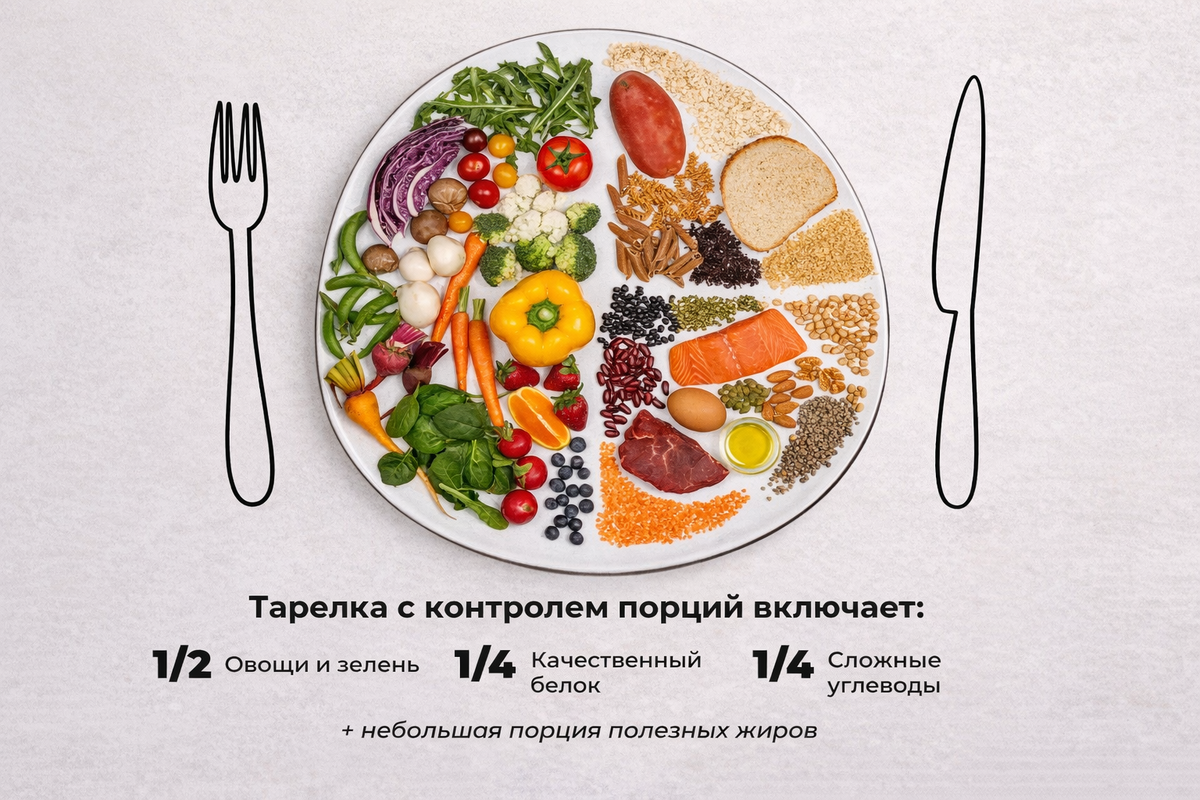 Сбалансированный рацион, который необходим человеку