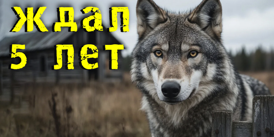 Зачем Волк 5 лет ждал хозяина у калитки заброшенного дома? История о животных.