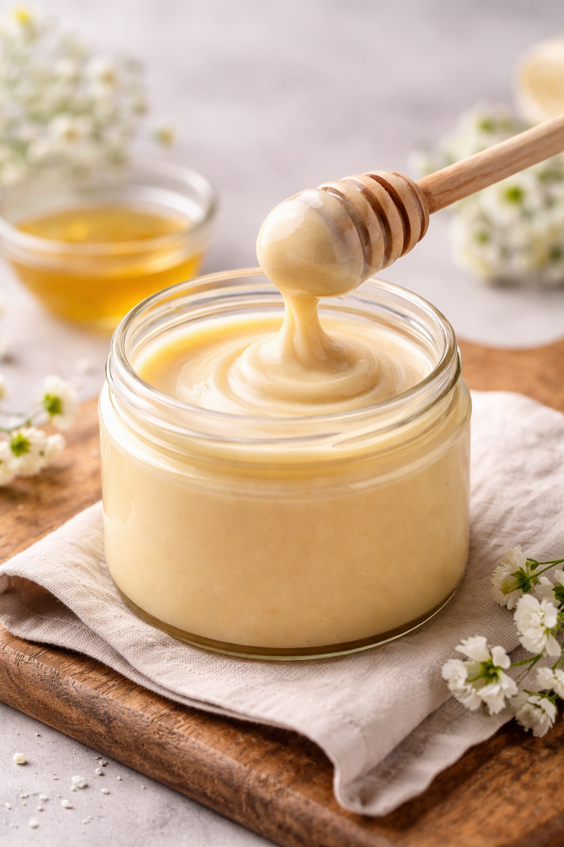 Медовое суфле без ягодных добавок