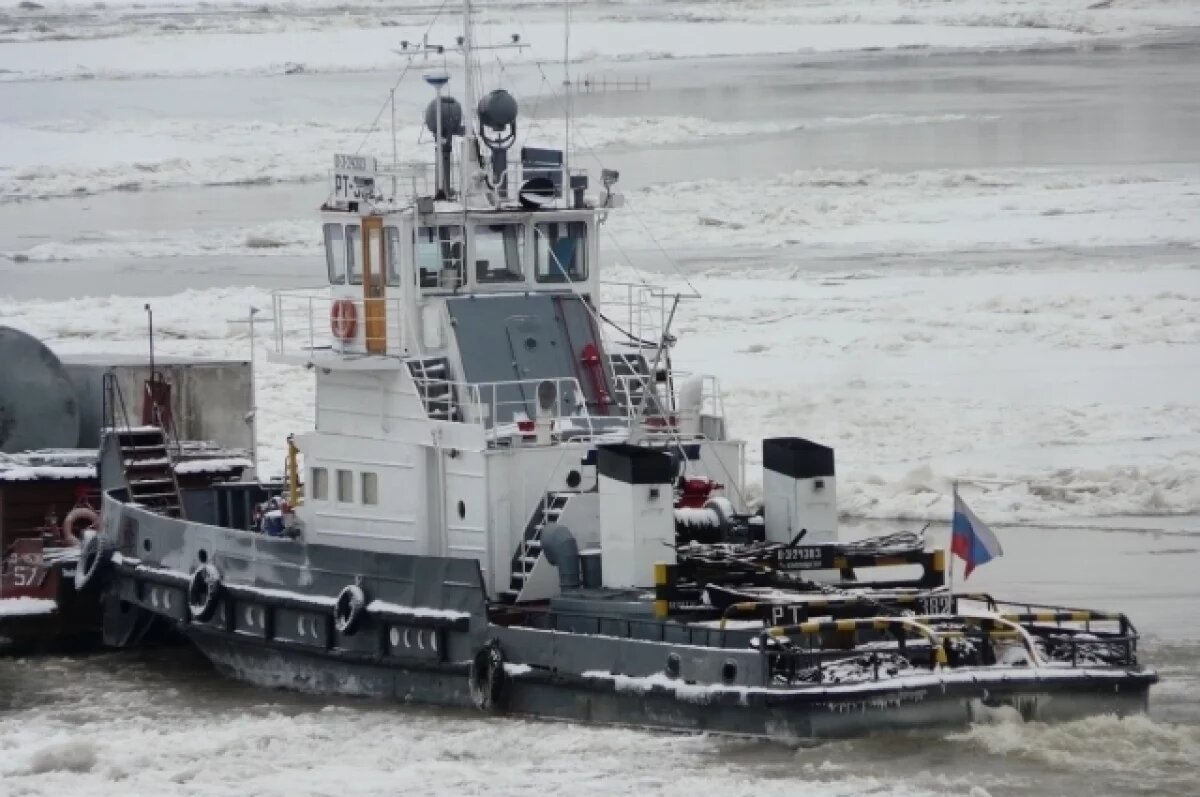    Паром в Балтийске изменил порядок швартовки из-за льда