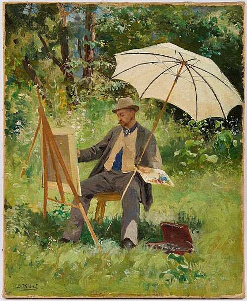   "Портрет К. Я. Крыжицкого", конец XIX в. Частная коллекция. Художник Владимир Маковский