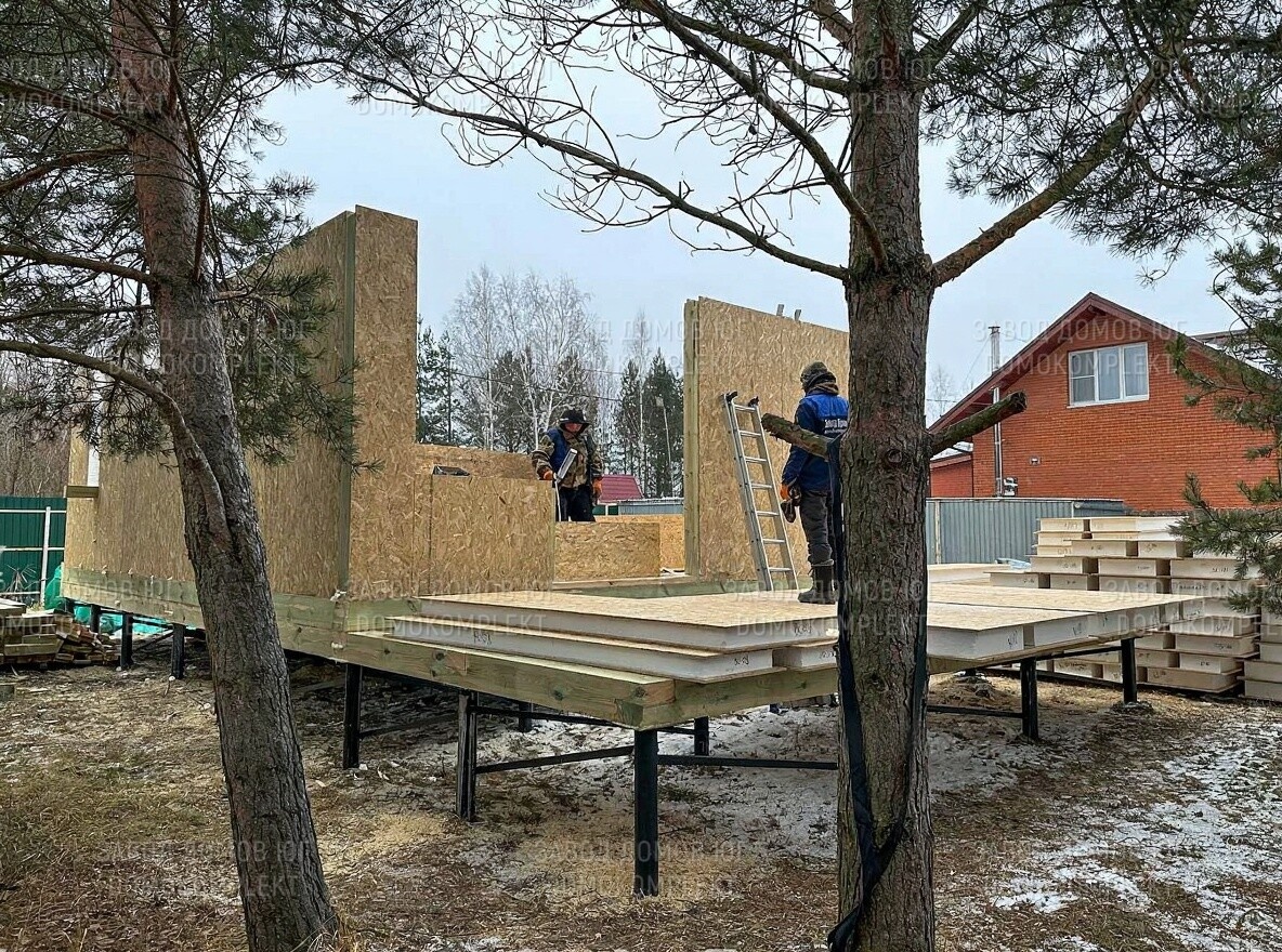 Заводской домокомплект - как конструктор, но важно соблюдать технологию сборки