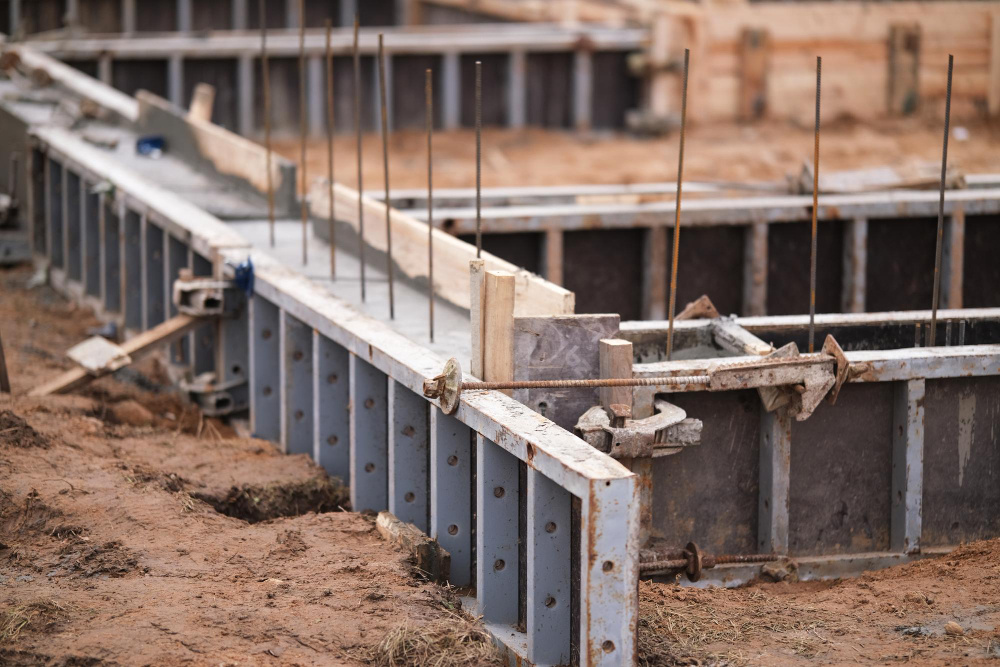 Вариант организации несъемной опалубки