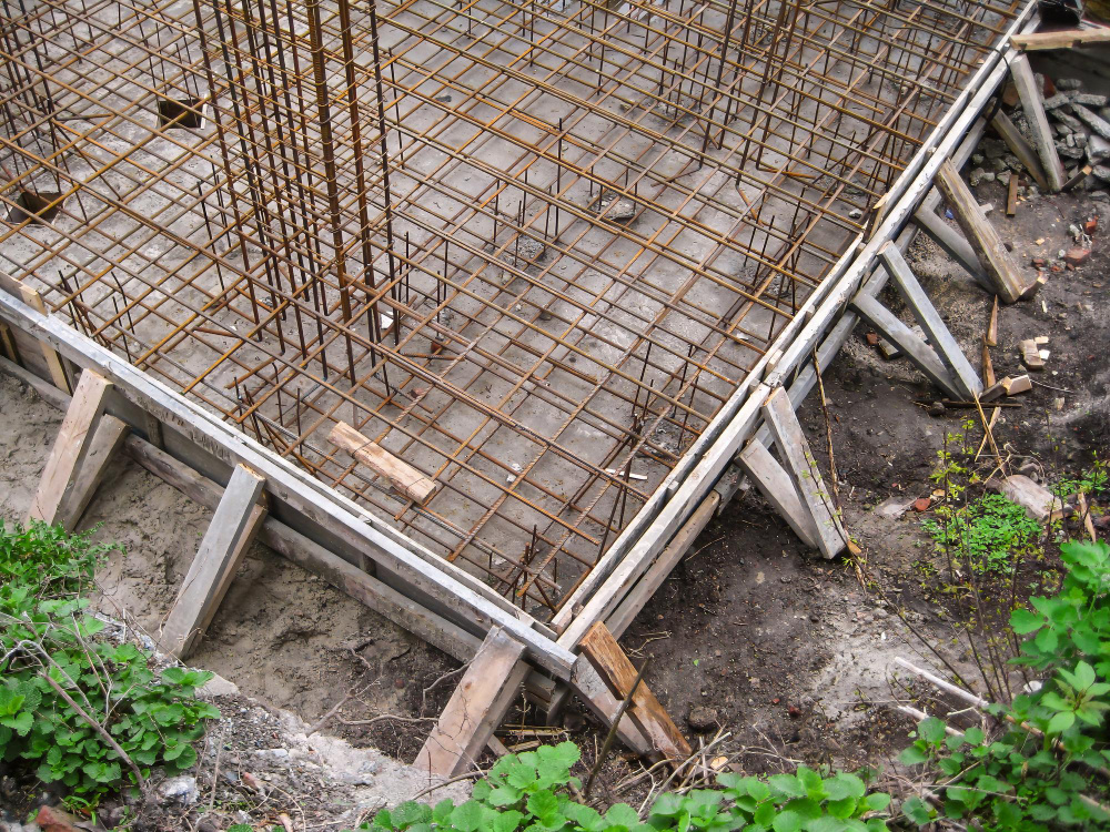 Формирование несъемной опалубки для входной группы