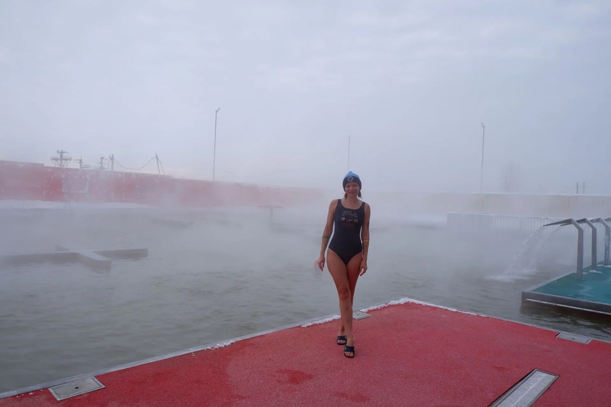 Самый большой термальный бассейн в России