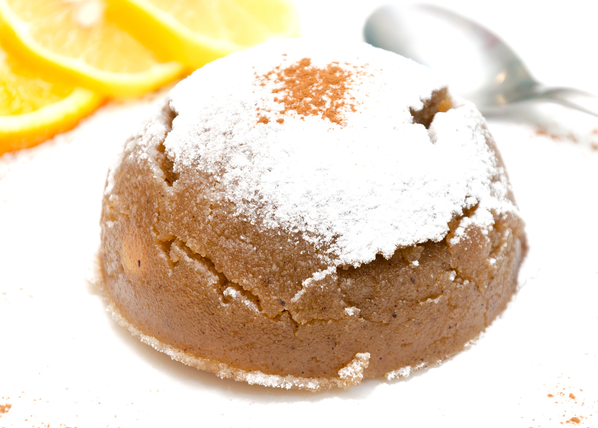 Пудинг из каштановой муки