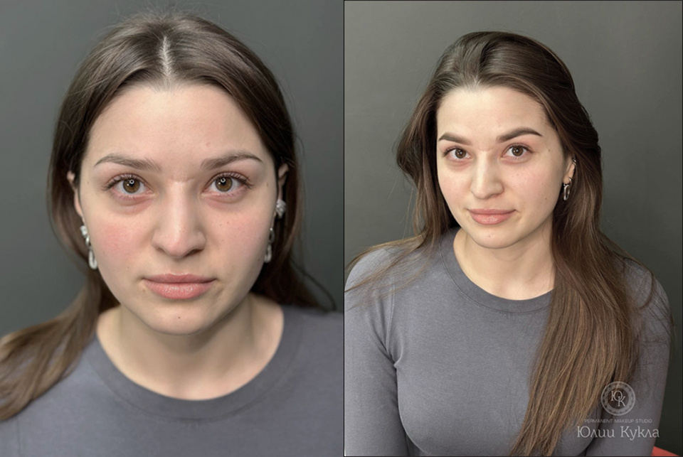 Правильно подобранный перманентый макияж лишь деликатно усиливает красоту природных данных.