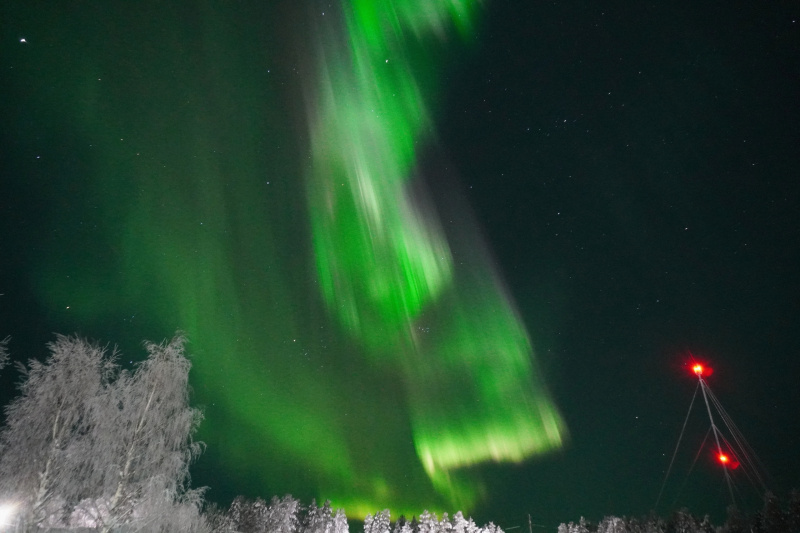    Световое шоу озарило небо над КарелиейТатьяна Юнгина / «Карелия, как женщина в красе…» / VK