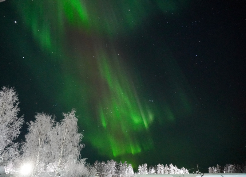    Световое шоу озарило небо над КарелиейТатьяна Юнгина / «Карелия, как женщина в красе…» / VK