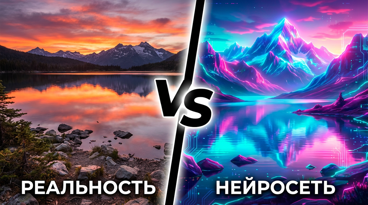 Реальность VS Нейросеть