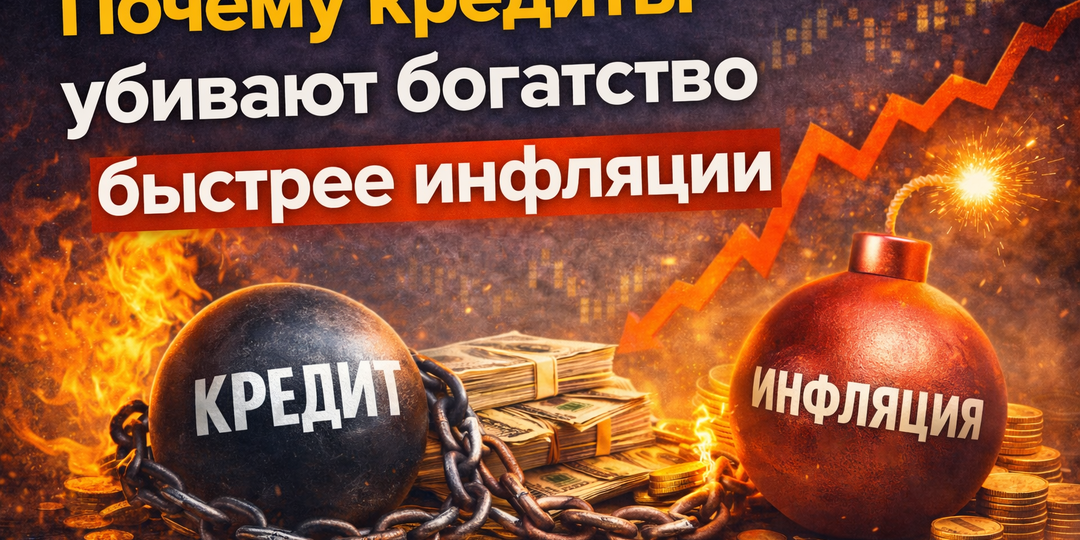 Почему кредиты убивают богатство быстрее инфляции