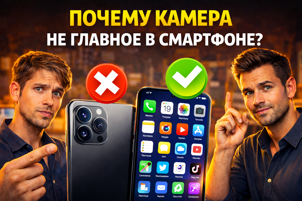 Камера не главное в смартфоне! Фокус на экране, батарее и чипе. Почему объектив — не приоритет?