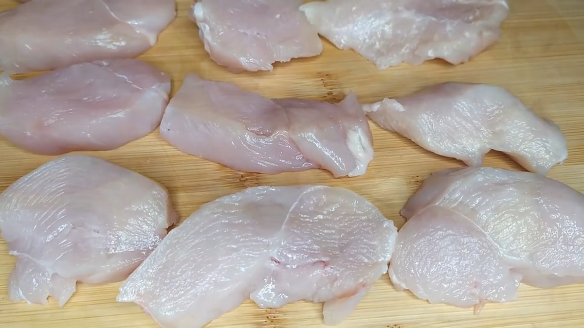 Куриные отбивные "пушистые". Фото автора.