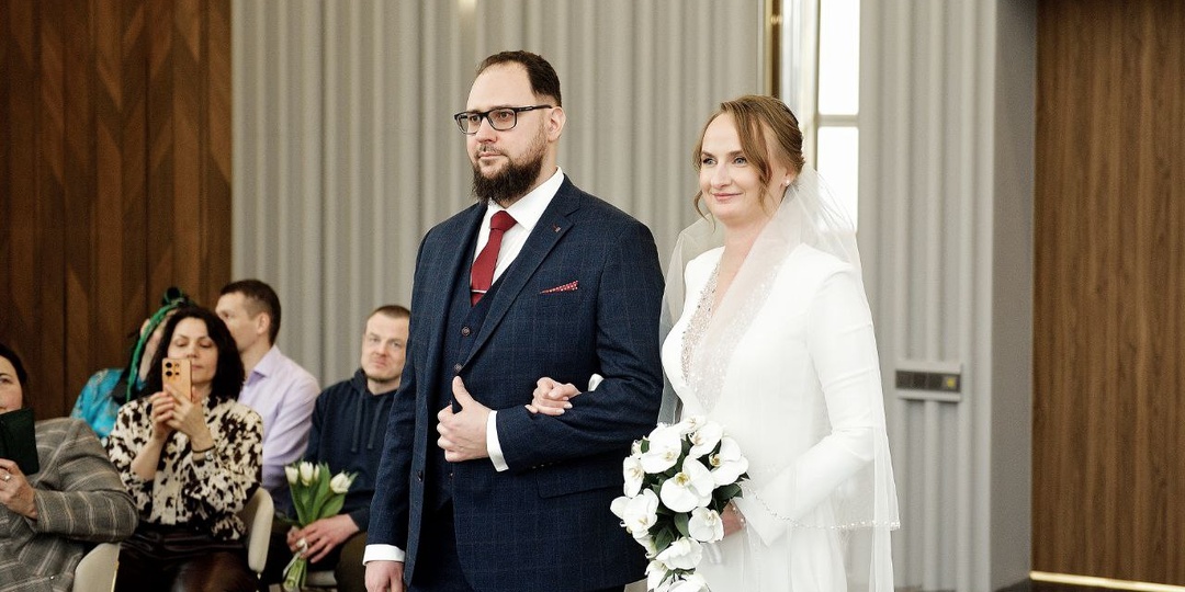 Свадебная фотосессия в Митинском ЗАГСе от фотографа Юрия Svafo