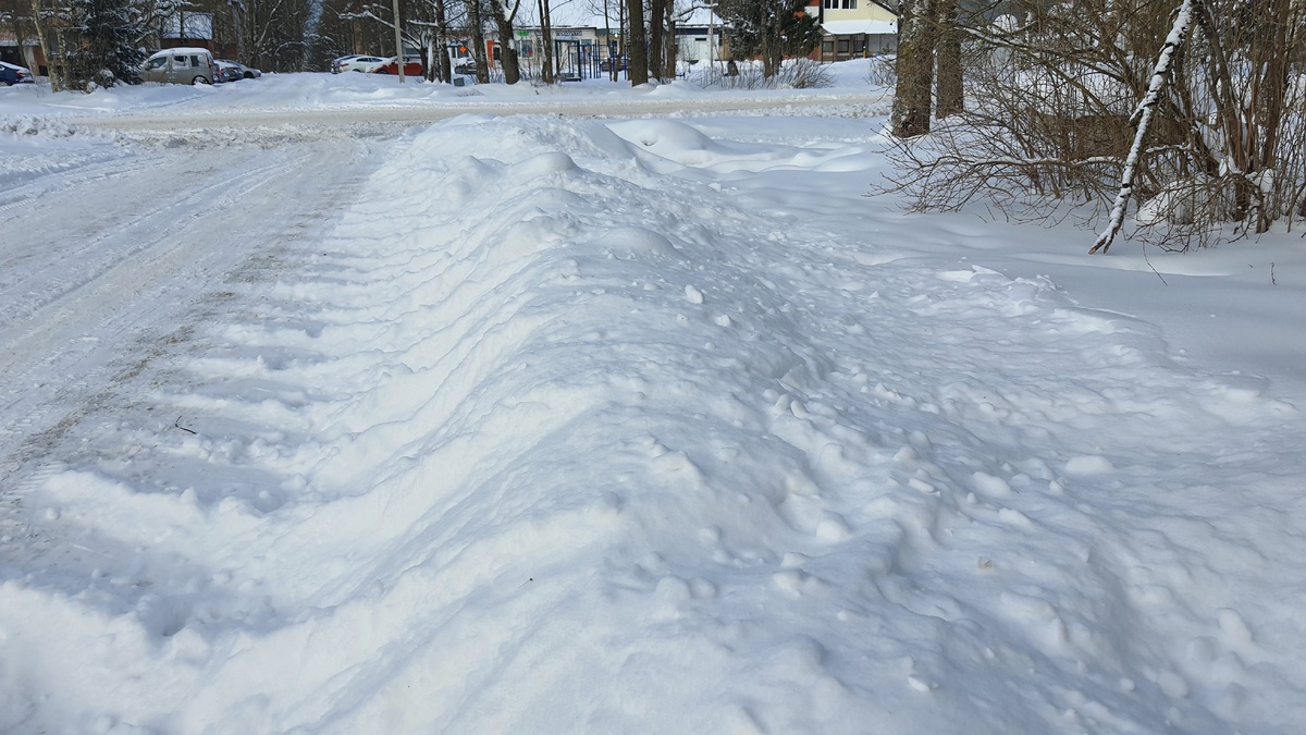 Мой мкр. Дорожку почистил тоже я.