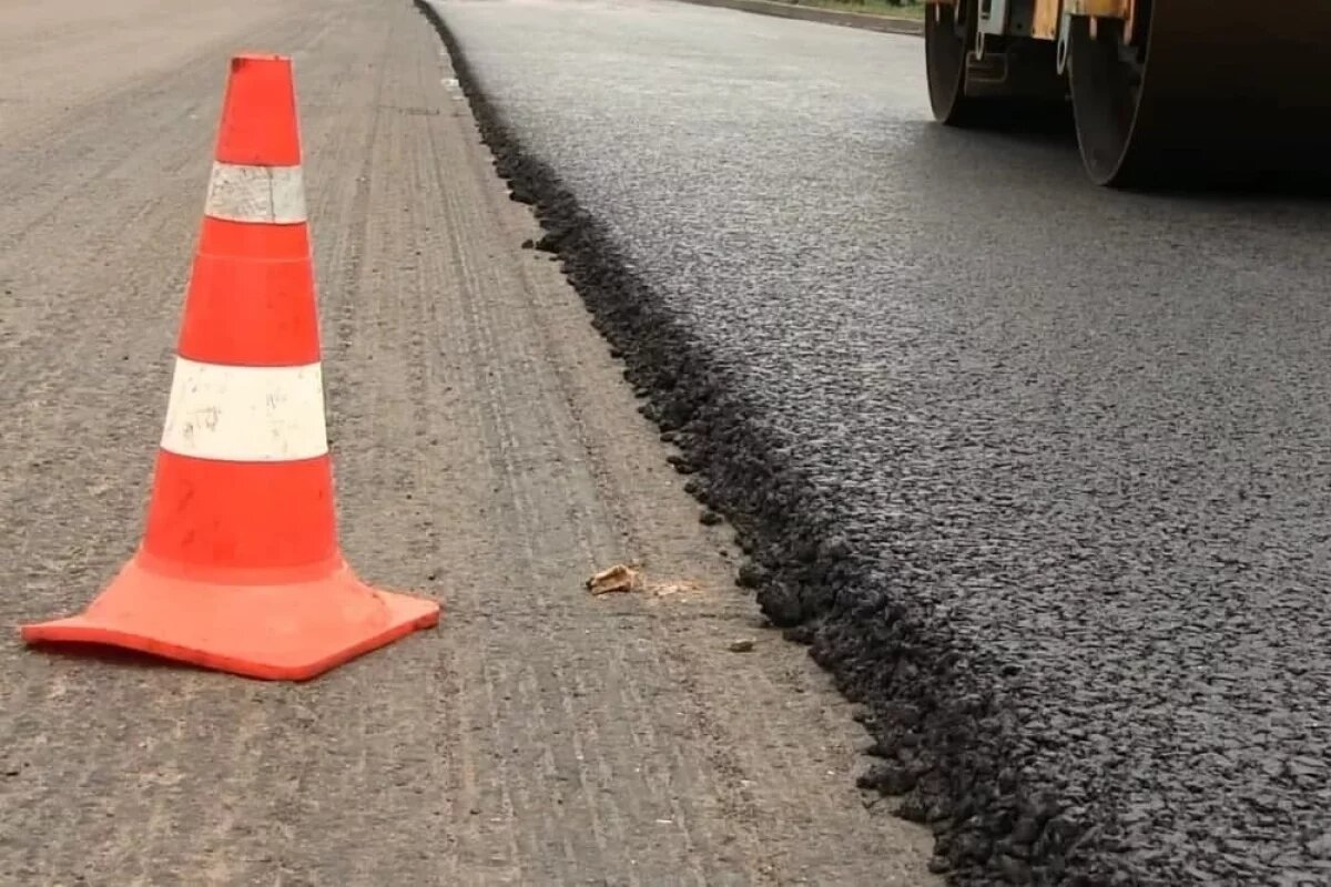    В Новокубанском районе ремонтируют участок дороги Армавир – Курганинск