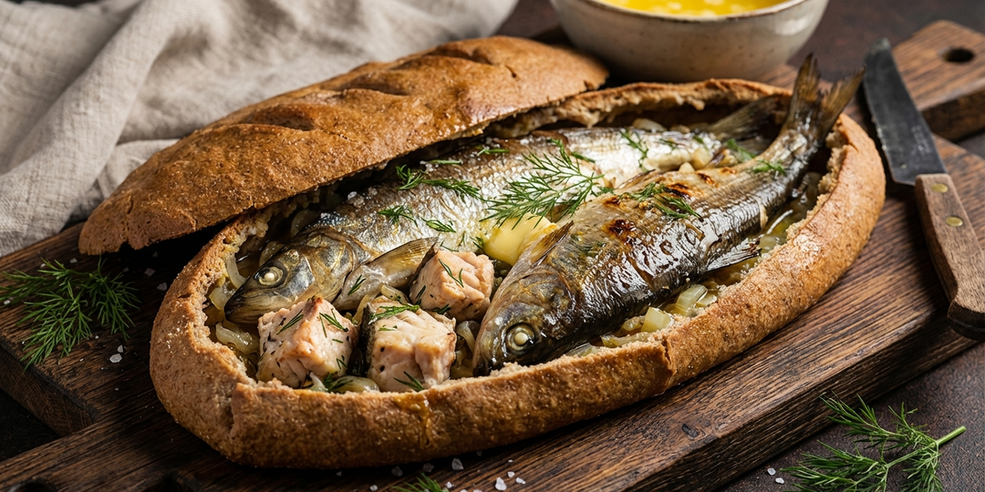 Карельский рыбник — закрытый пирог с рыбой по северным традициям