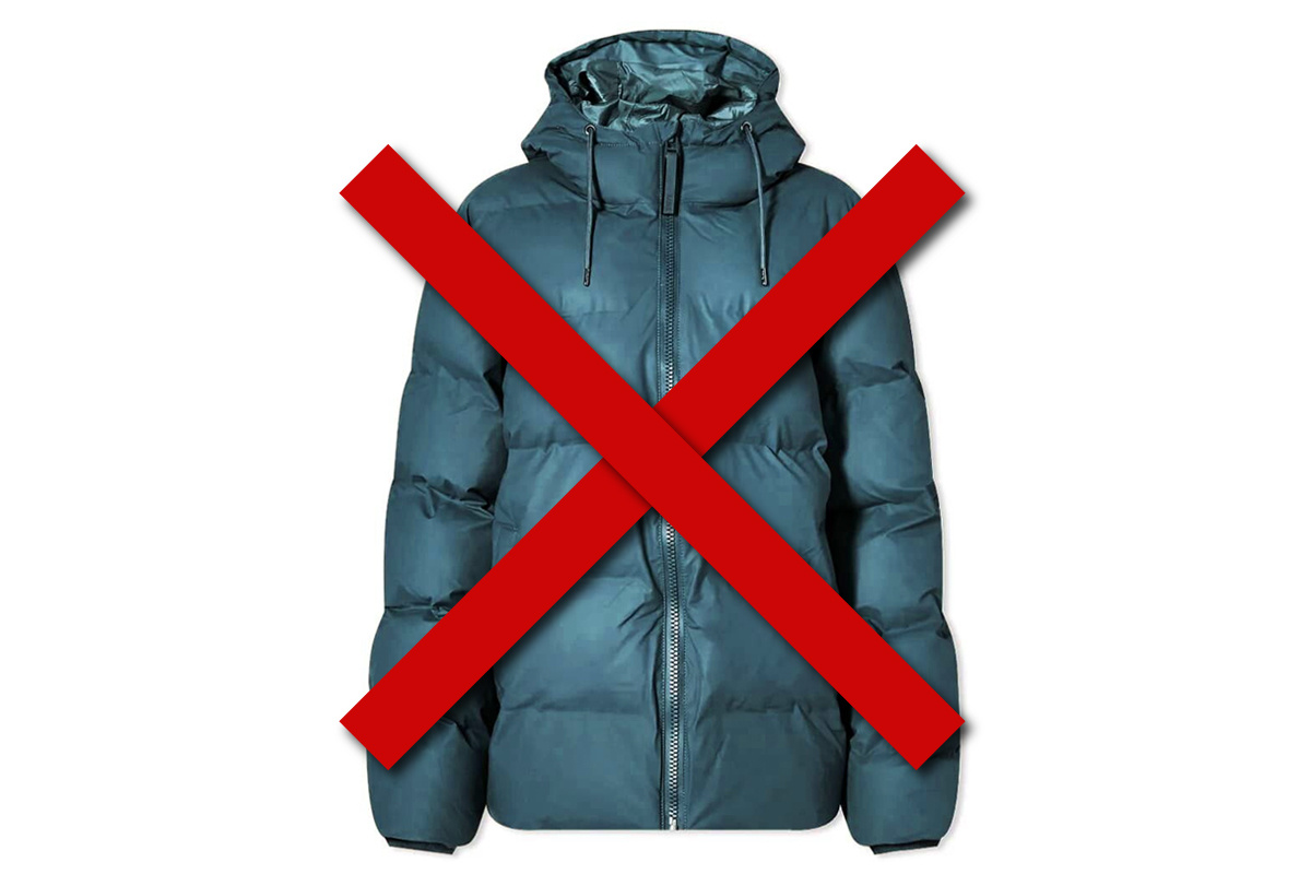 Катание в пуховике в Красной Поляне - пытка