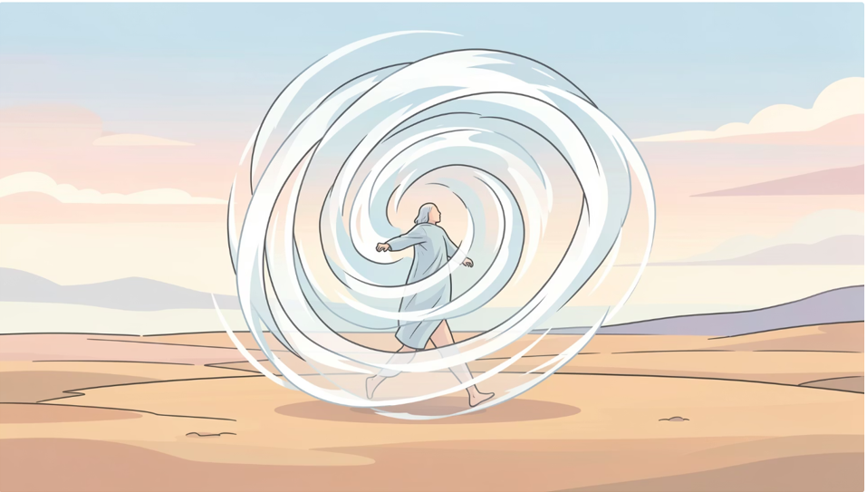 Это ветер. Он просто есть. Он ещё не знает, что он кому-то нужен.