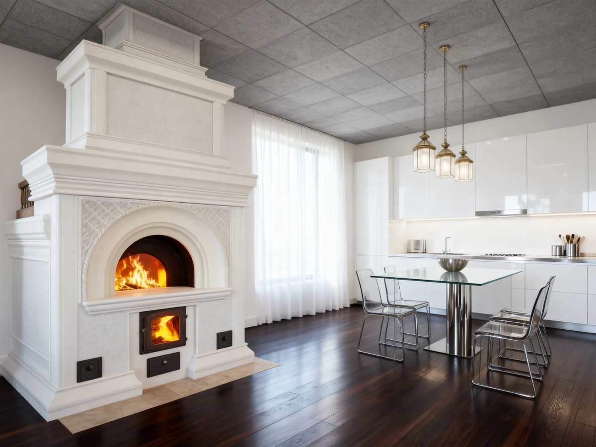 Три тонны кирпича, глины и терпения. В современном доме, где правят пластик и газ, она кажется инопланетянином. Но именно здесь по вечерам собирается вся семья. Физику, друг, не обманешь — она греет не только тело.