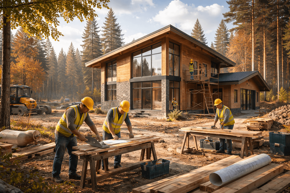     Современный загородный дом проект MIKHALIT