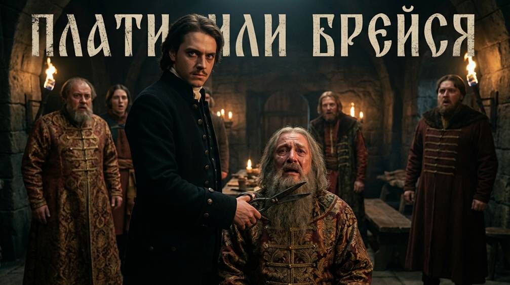 Петр I лично стриг бороды знати, превращая священный символ в источник дохода для армии.