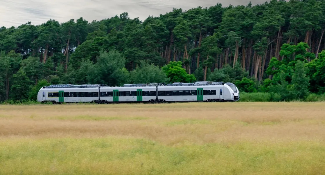 Аккумуляторный поезд Coradia Continental от Alstom в Германии. Источник: Alstom