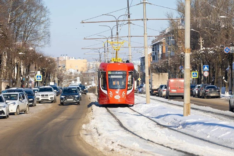 Модернизированный с участием УКВЗ трамвай модели 71-623-04Р в Смоленске. Источник: novikov_aa_67/Telegram