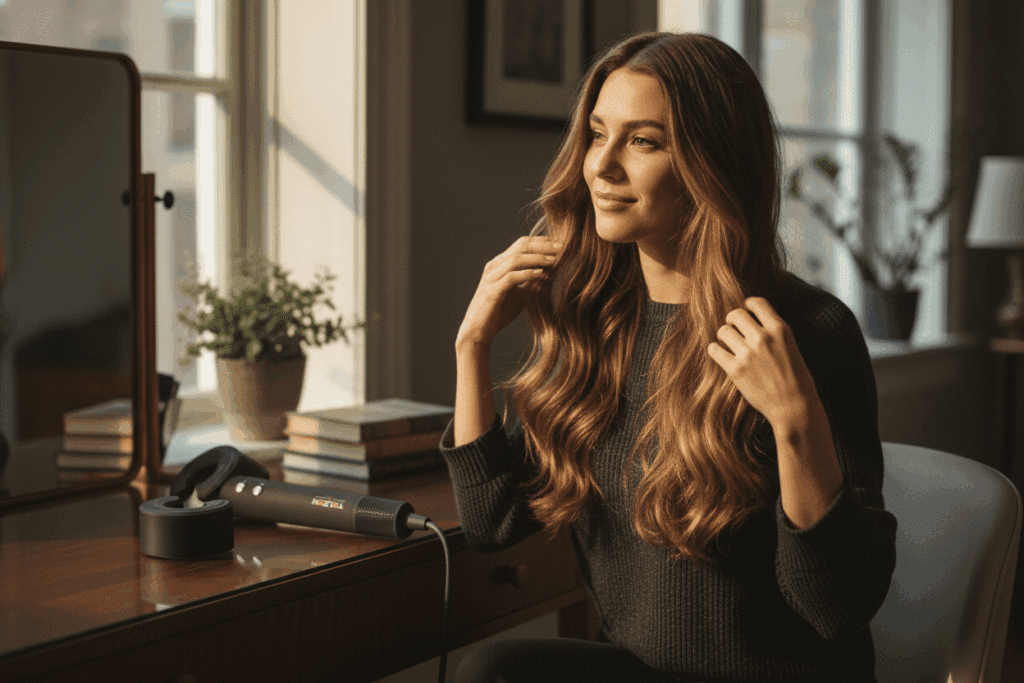    Насадка-расческа для фена: быстрая и бережная сушка волос без перегрева TELZEN