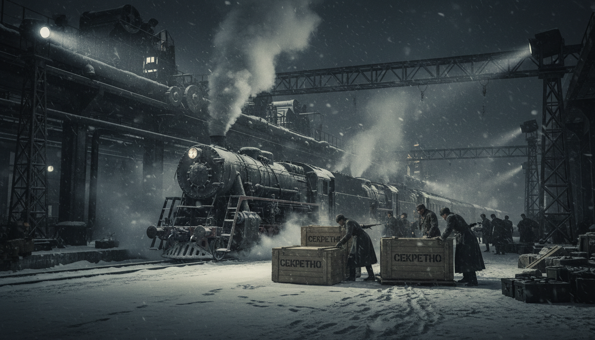 Эвакуация заводов и правительства в Куйбышев, железнодорожный вокзал 1941 года