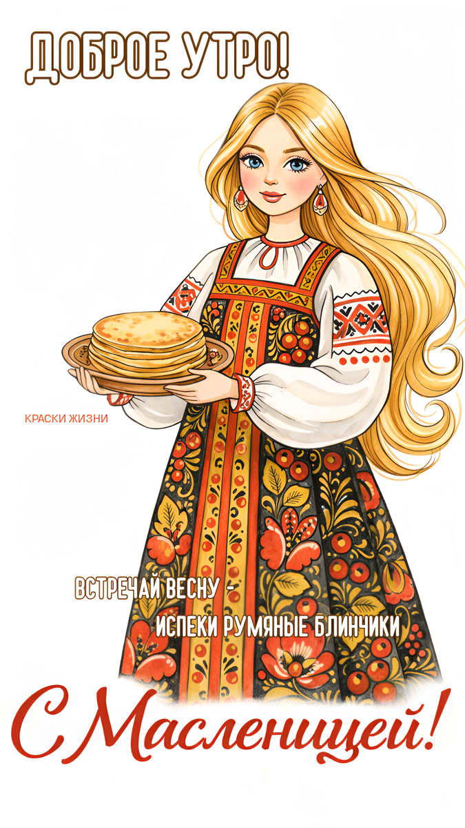 Доброе утро. С Масленицей!