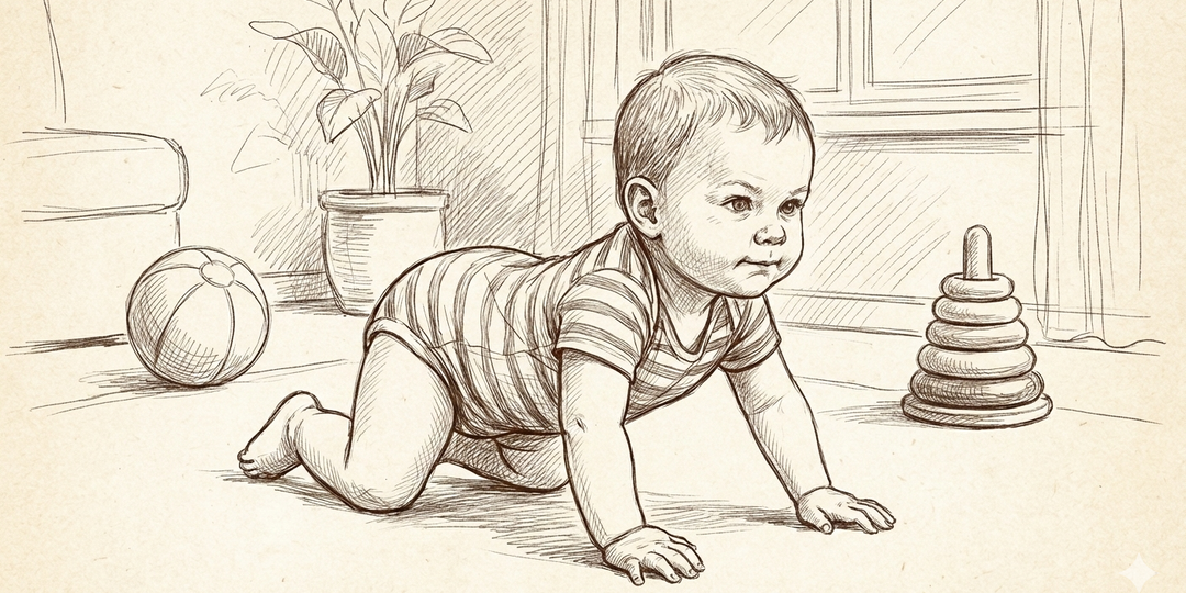 Ребёнок не ползает в 7, 8 или 9 месяцев: почему это НАМНОГО важнее, чем ранняя ходьба