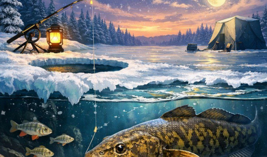 Активность налима под конец зимы