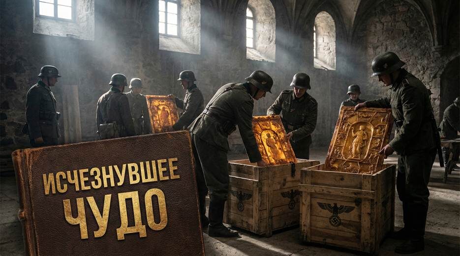 Немцы демонтировали и упаковали комнату всего за 36 часов. После этого следы «солнечного камня» теряются навсегда.