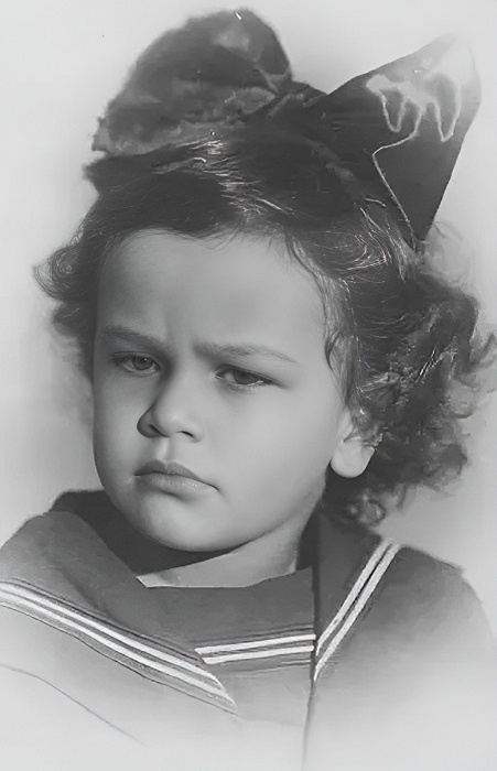 Ольга Заботкина в детские годы