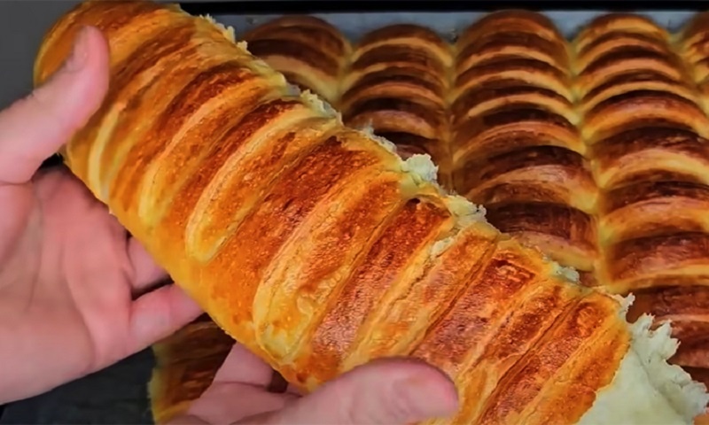 Пышный домашний слоёный багет: аромат, вкус и уют своими руками