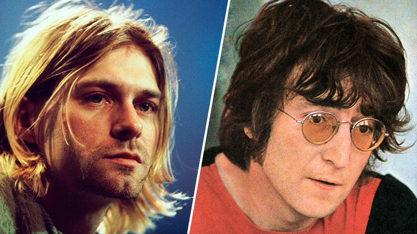     Курт Кобейн; Джон Леннон Gettyimages.ru