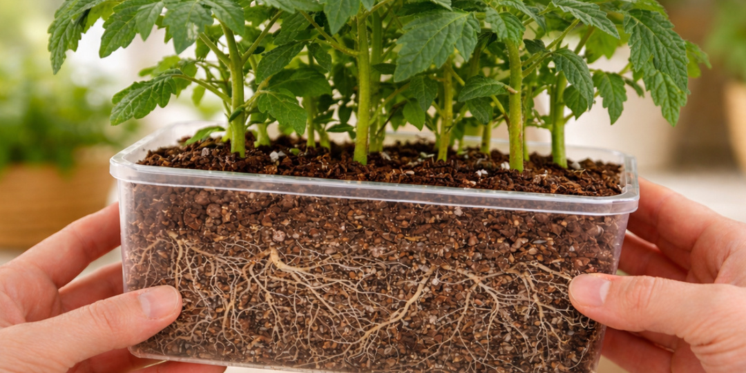 Срочно посадите так томаты на рассаду! Рассада будет коренастая, крепкая, стебель с палец!