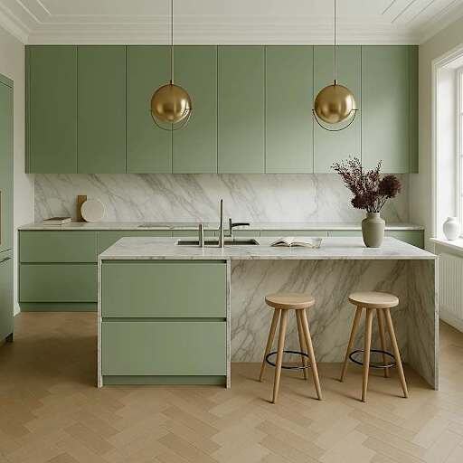 Актуальные цвета: Шалфей и матовые текстуры