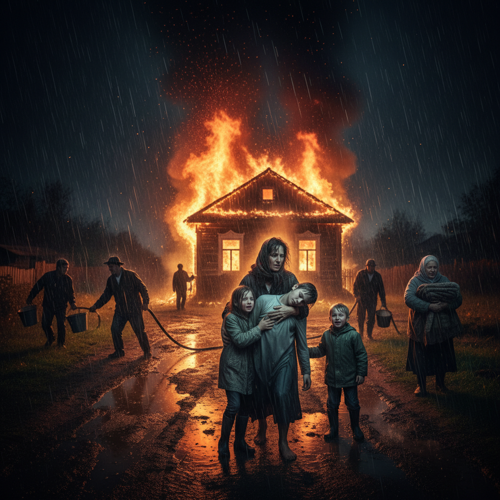 Огонь в ночи