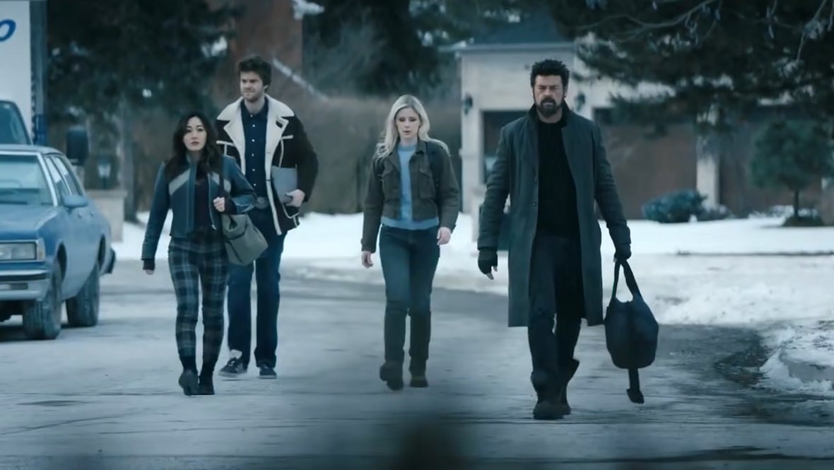    Кадр из сериала «Пацаны», реж. Филип Сгриккиа, Фред Туа, Сара Бойд и др., Prime Video